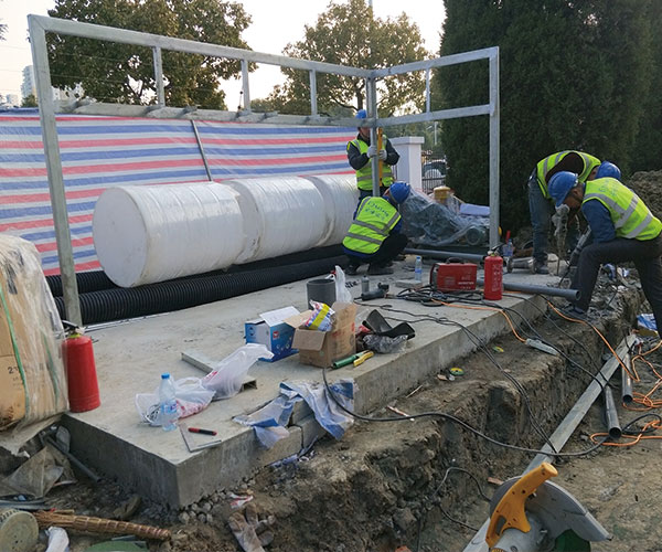 安峰污水處理現場 安峰污水處理現場